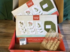 2X Stampin Up Paper Pumpkin NOTES FROM THE HEART Kits w Stamps/Ink READ DESCR 