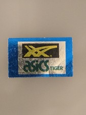 ASICS Tiger Vintage Metallic Blue Yellow Green Sports Logo Magnet