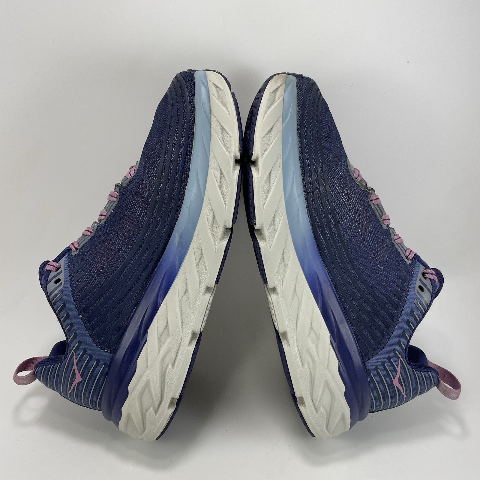 Hoka One One Bondi 6 Running Shoes Womens Size 7 D Marlin/Blue Ribbon Athletic thumbnail 6