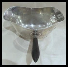 REED & BARTON STERLING SERVER BOAT #H510 - BEAUTIFUL