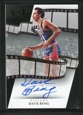 2023-24 DAVE BING 02/25 AUTO PANINI NOIR FREEZE FRAME SIGNATURES AUTOGRAPHS