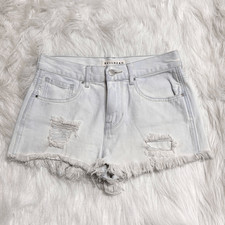 Bullhead Denim Co Women  s High Rise Denim Short Size 26