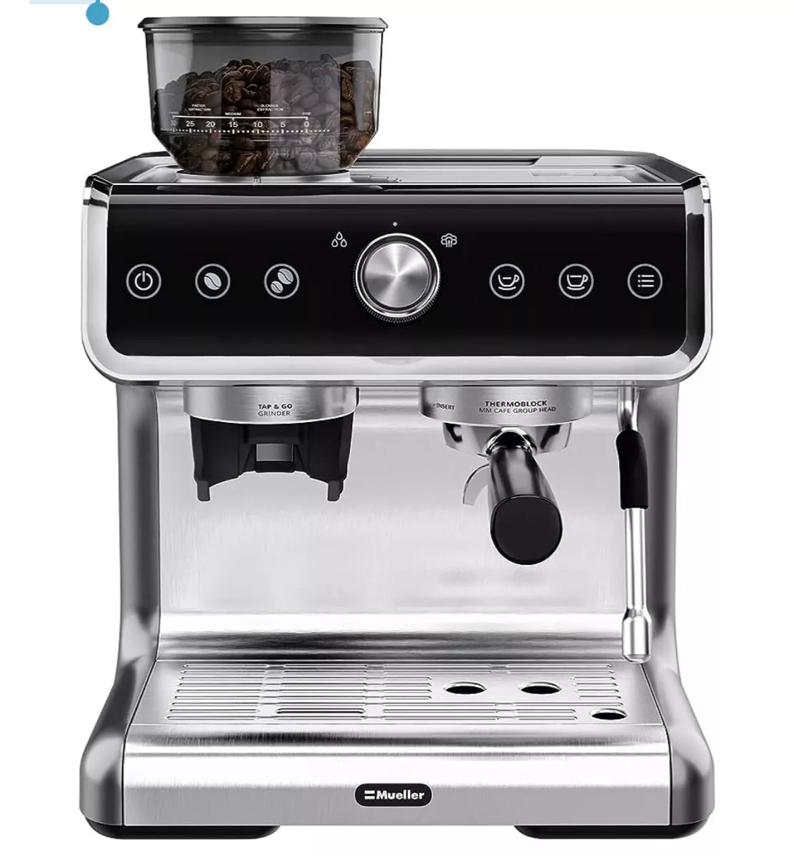 Mueller Austria Premium Espresso Machine Coffee Maker & Milk