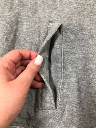 FRED PERRY Cardigan Jumper Sweater Gray Cotton Size 2XL Womens Girls - Picture 4 of 15
