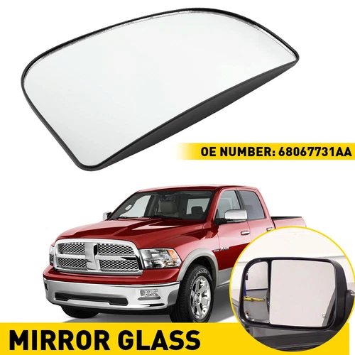 For 2009-2019 Dodge Ram 1500 3500 2500 Left Side Tow Mirror Spotter lower Glass