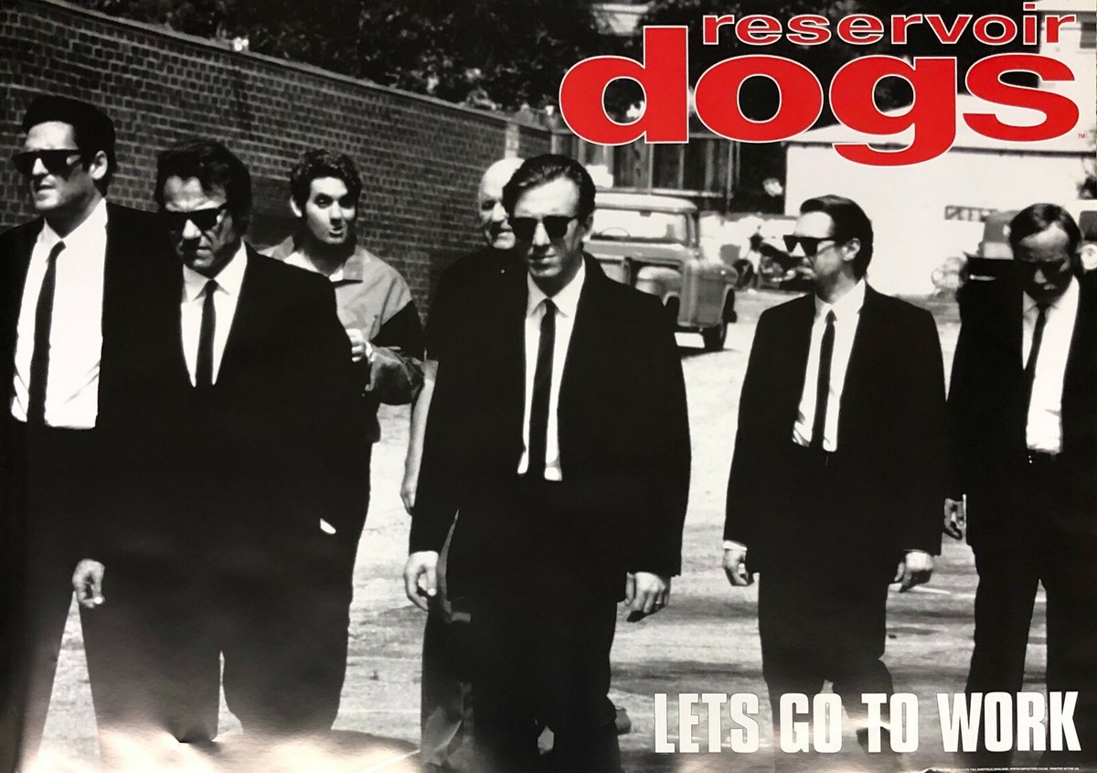 Reservoir Dogs Black & White Large Movie Poster 24