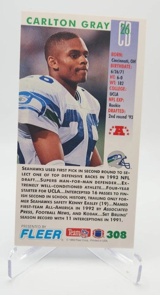 GameDay '93 - Cards 251 thru 480 - Fleer - 1993 - YOU PICK - Image 2 of 4