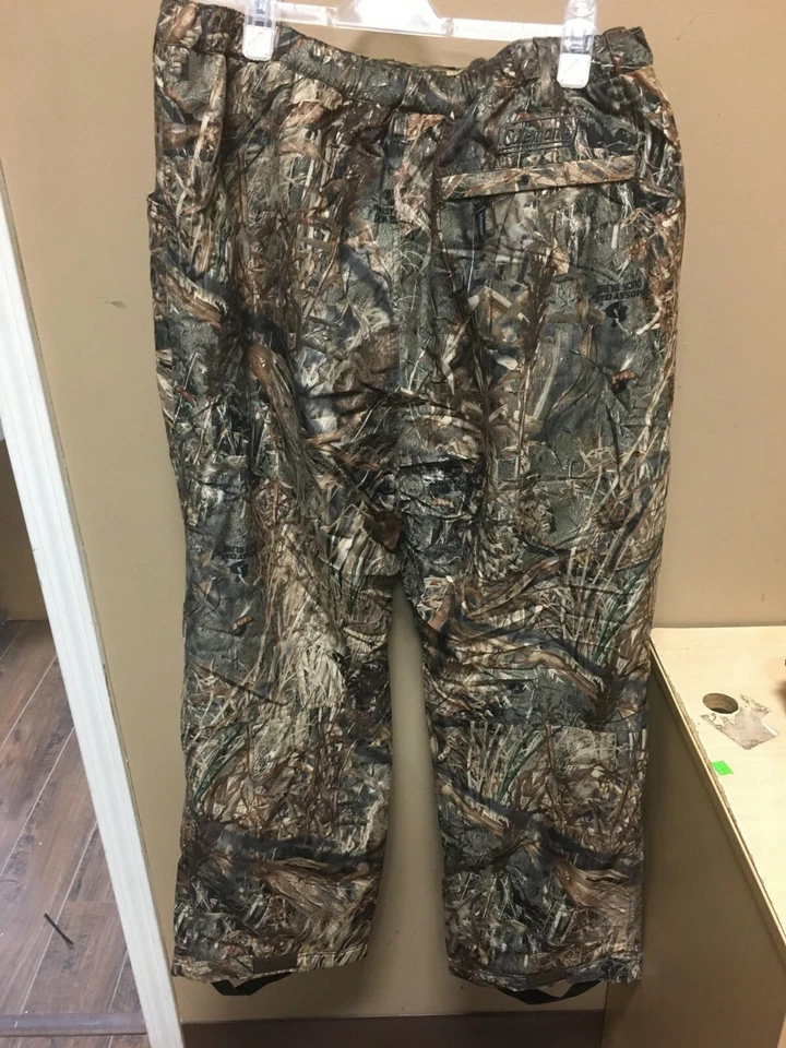 NUEVO Pantalones de Caza Coleman Impermeables Forrados de Vellón Roble Mossy Pato Ciego 2XL Foto 2 de 3