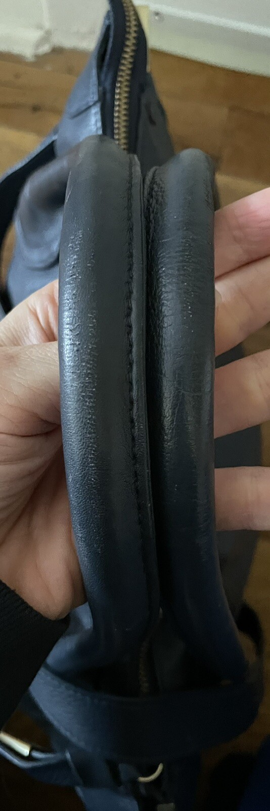 FOLEY + CORINNA blue rectangular leather shoulder… - image 7