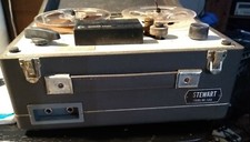 Stewart Model 100 Portable Reel To Reel Mono 5" Recorder/player Needs Work