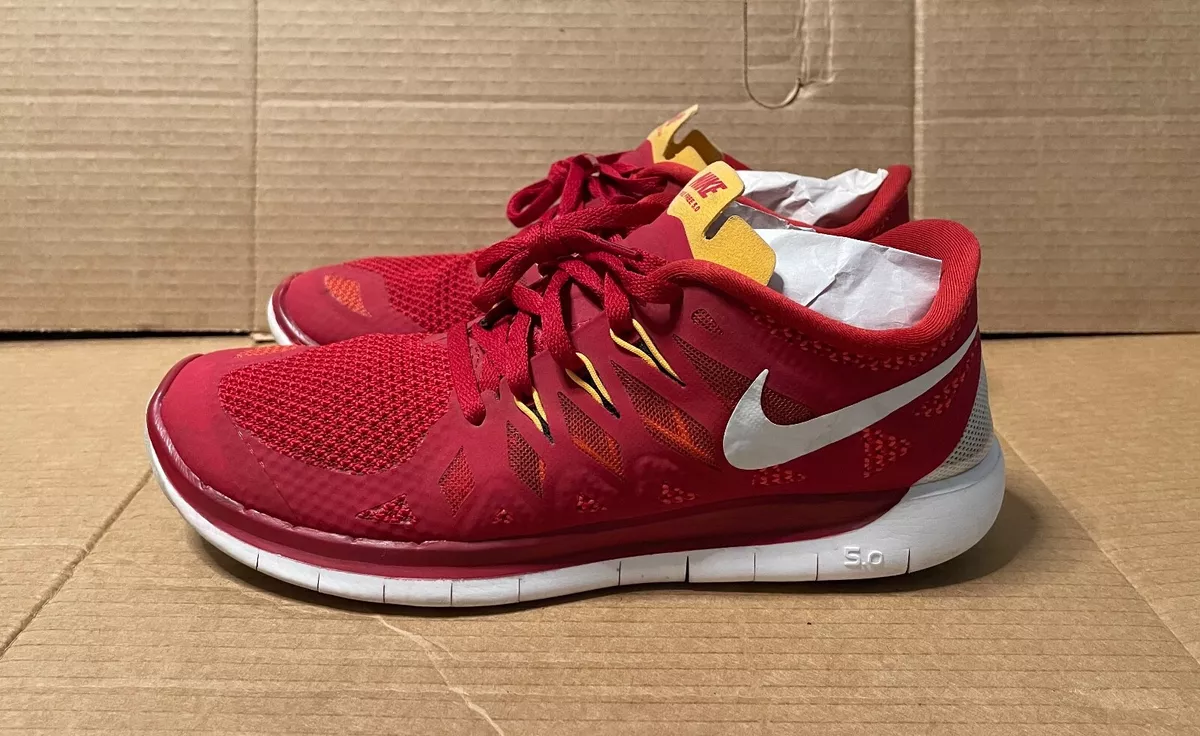 Serena champignon bunke Nike Free 5.0 (GS) 644428-600 Gym Red Big Kids Running Shoes Sneakers Sz  6.5Y | eBay