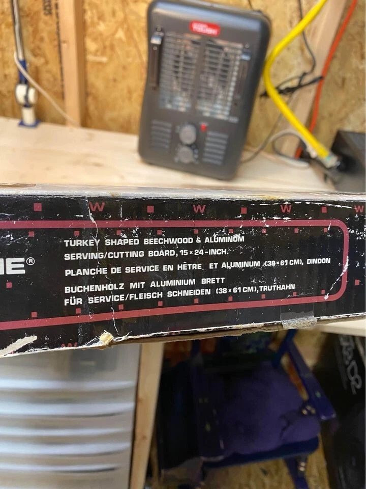 Cortador de platos de madera para servir pavo Winsome, usado un par de veces Foto 4 de 4