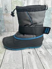Cat Jack Insulated Unisex Winter Boots Waterproof Size 4 Black Pull On Snow