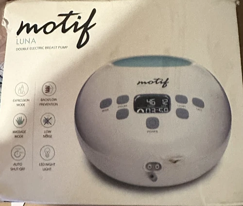 Motif Medical Luna Double Electric Breast Pump - OPEN BOX