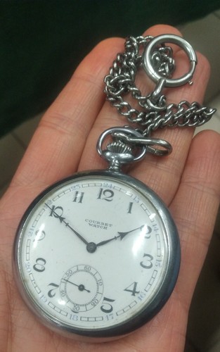 Montre Ancienne Courbet - Boîtier 31 Mm - Fonctionne - Occasion - Unisexe Adulte