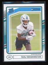 2024 Donruss #346 Tahj Washington RC Rookie Card MINT PACK FRESH Miami Dolphins