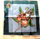 a. skandia print, 1963, Robinson & Golluber, Inc. handkerchief, hankie, hanky