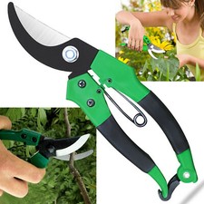 🔥8" Pruning Shears Garden Secateurs Pruner Scissors Hand Plants Cutter Tool UK