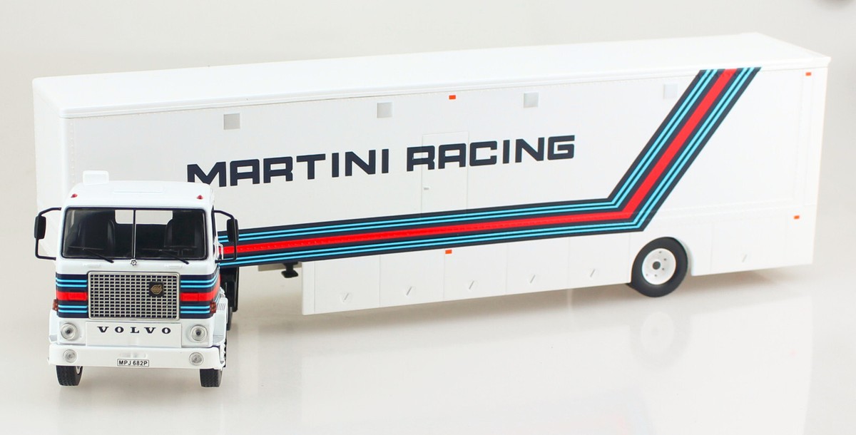 Volvo F88 Renntransporter Martini Racing 1:43 Ixo Modellauto | eBay.de