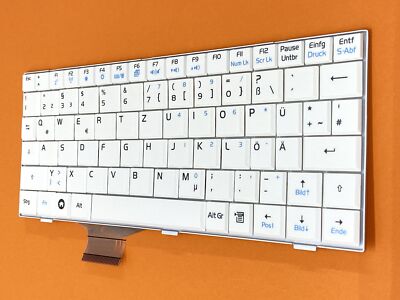 Weiss - Deutsche Tastatur kompatibel mit Asus Eee PC 901 Go, 900Hd , 901,