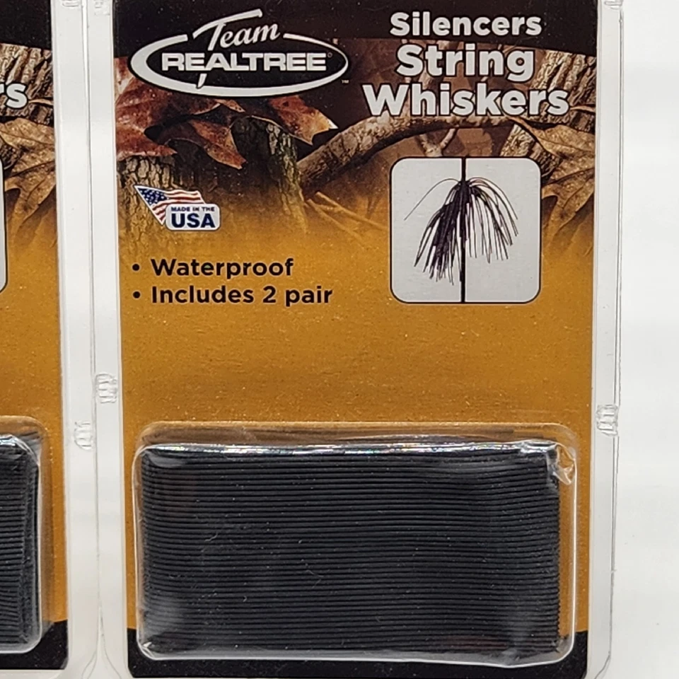 Team Realtree String Whisker Silencers Waterproof Lot Of 2 Packs - Image 3 of 4