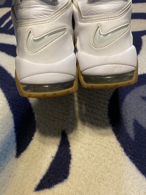 Size 10.5 - Nike Air More Uptempo white 