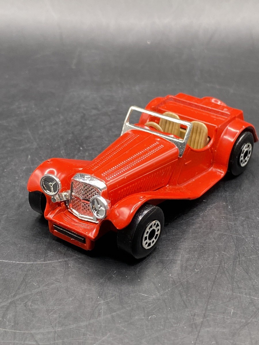 Matchbox Superfast #47 Jaguar SS100 Cherry Red Vintage Collectible