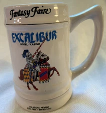 EXCALIBUR Motel & Casino MUG “GREAT CONDITION” (FREE SHIPPING)
