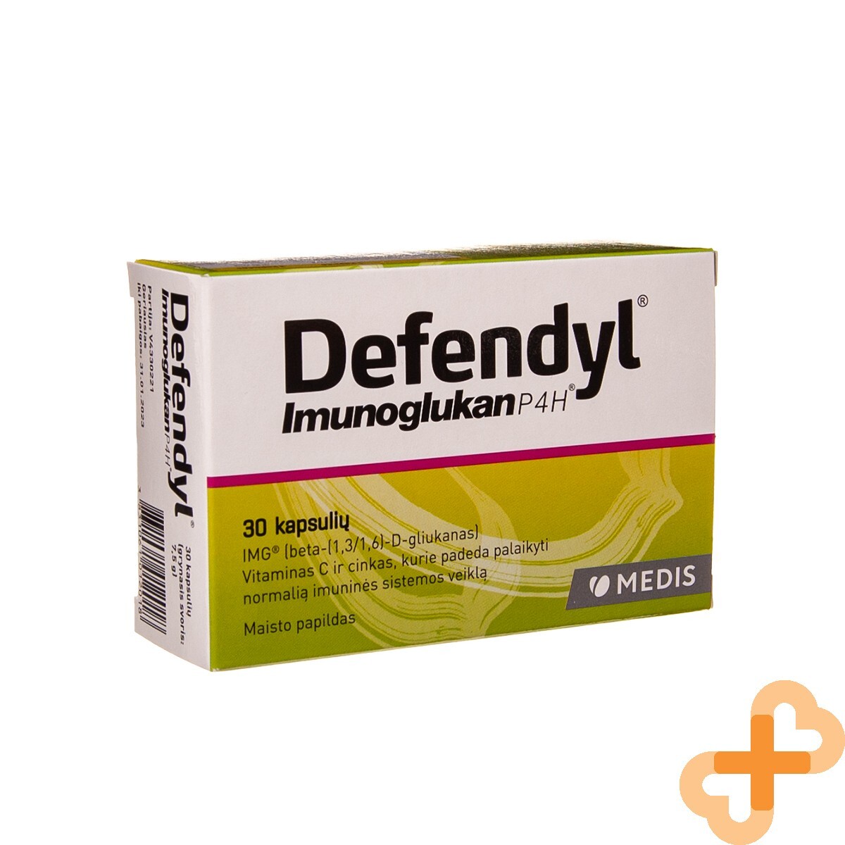 DEFENDYL Imunoglukan P4H 30 Kapseln Immunsystem Müdigkeit Reduzierung Ergänzung