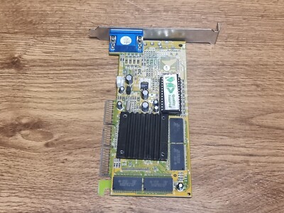 VINTAGE GRAPHIC CARD NVIDIA 32MB - TNT2 MODEL 64 - VGA BIOS - AGP