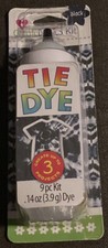 Create Basics BLACK Tie-Dye, 9 Pc Kit, Makes Up To 3 Projects New NIB