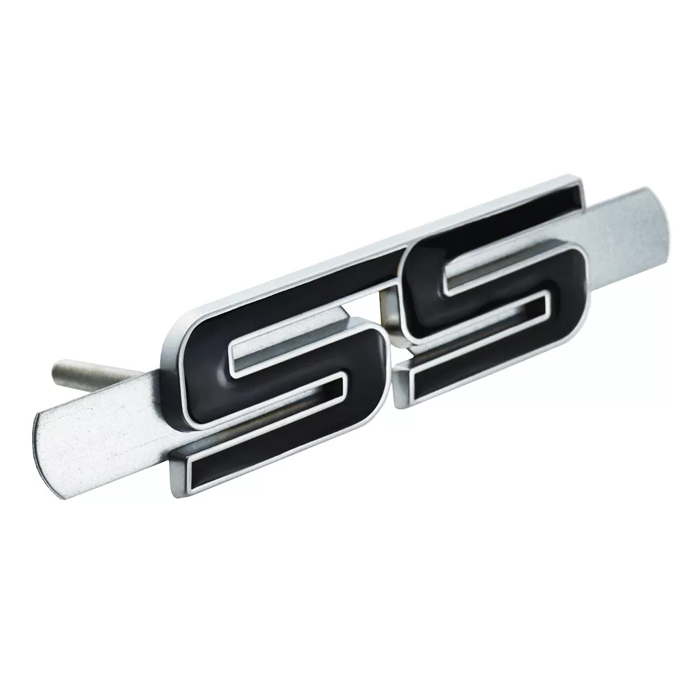1x New OEM Grille SS Emblems Front Grilled Badge for Camaro Black