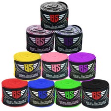 Hand Wraps Bandages Fist Boxing Inner Gloves Mitts MMA Cotton Pair