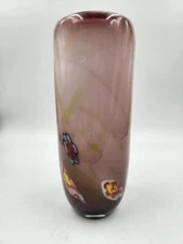 Abstract Design Glass Eastern Vase