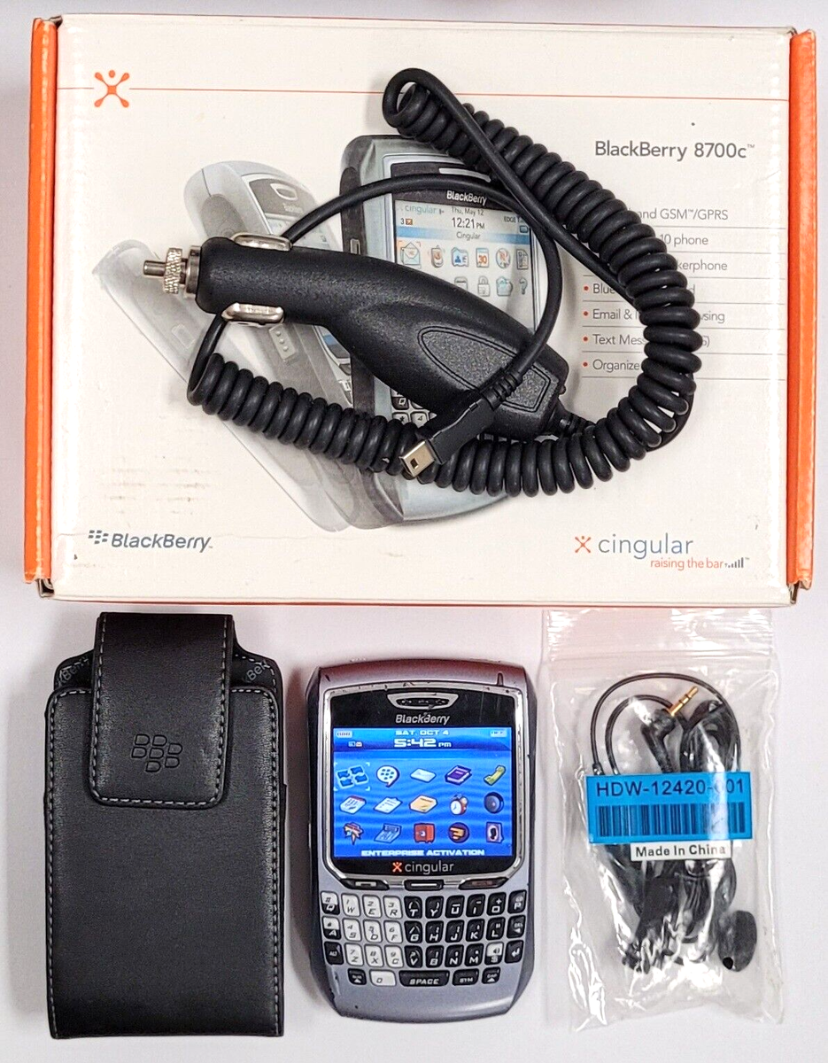 BlackBerry 8700c - Blueish Gray ( AT&T / Cingular ) Rare