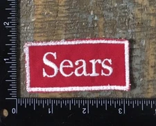 Vintage SEARS Automotive Department Stores Company Logo Sew-On Patch 1960’s