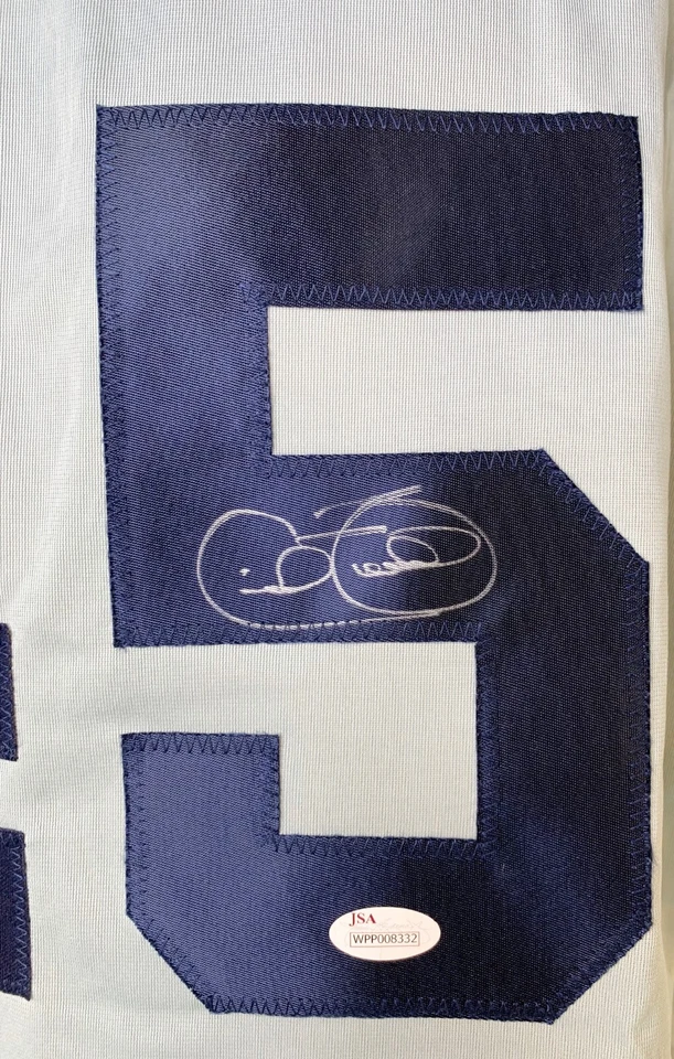 Cecil Fielder autographed signed jersey MLB New York Yankees JSA COA - Image 2 of 4