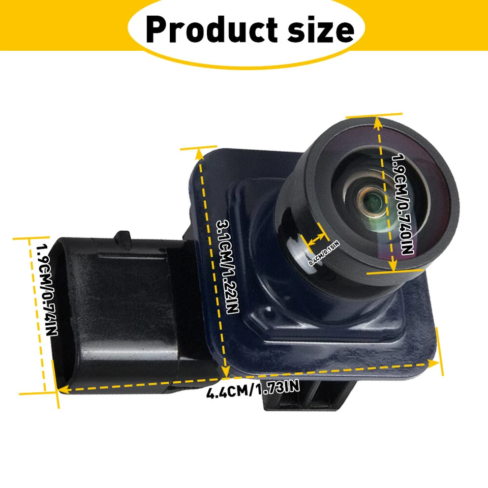 For 2013-2017 Ford Escape Car Rear View Backup Camera License Plate GJ5T19G490AD - Image 2 of 4