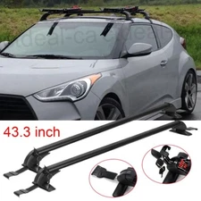 43.3" Top Roof Rack Cross Bar Luggage Cargo Carrier Aluminum For Subaru Forester