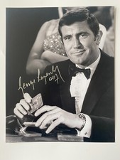 GEORGE LAZENBY In Person Signed Autograph 20x25cm James Bond