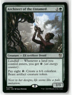 Architect of the Untamed 108 Near Mint MTG Aetherdrift Magic