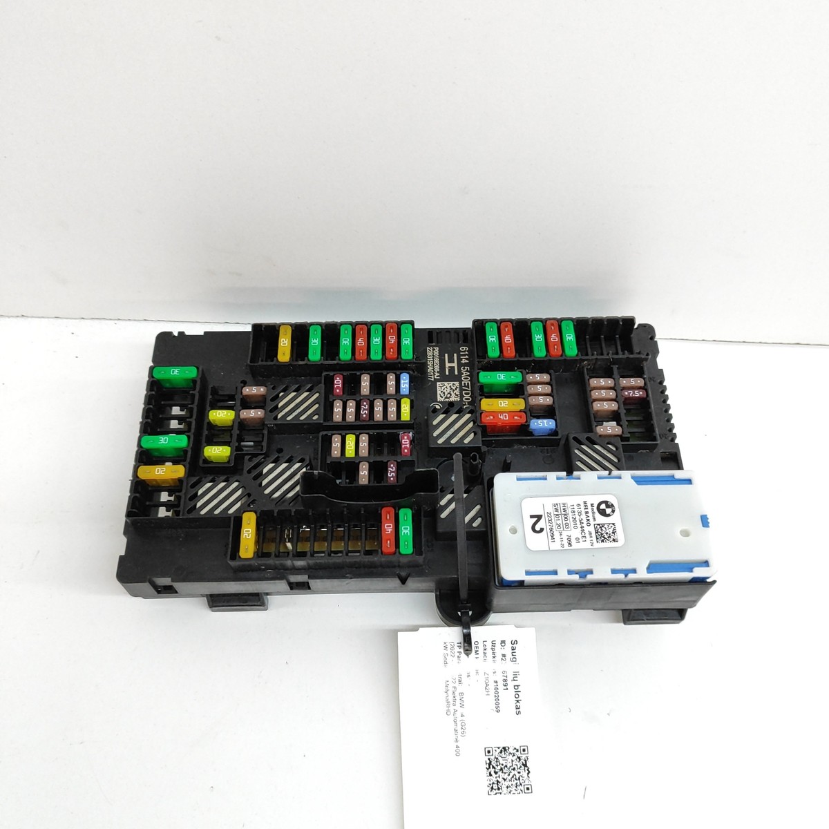 BMW i4 G26 M50 Fuse Box Module 5A0E7D0 Electric 400kw 2022