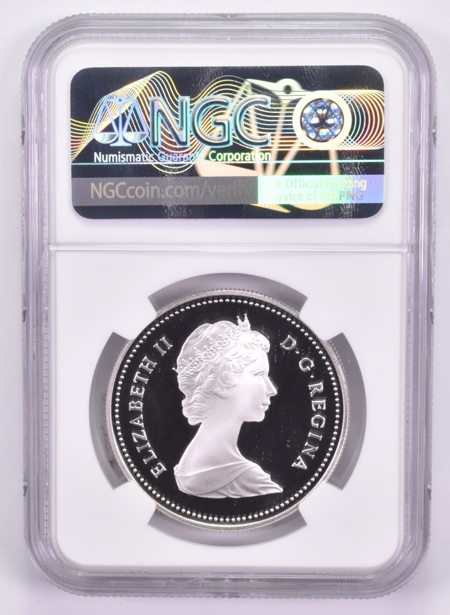 1982 PF70 UCam Canadian $1 Silver Dollar Regina Centenn. NGC | eBay
