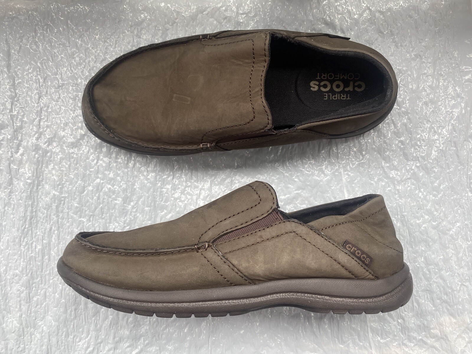 Crocs Men’s Santa Cruz Slip On Sz 7 Gem