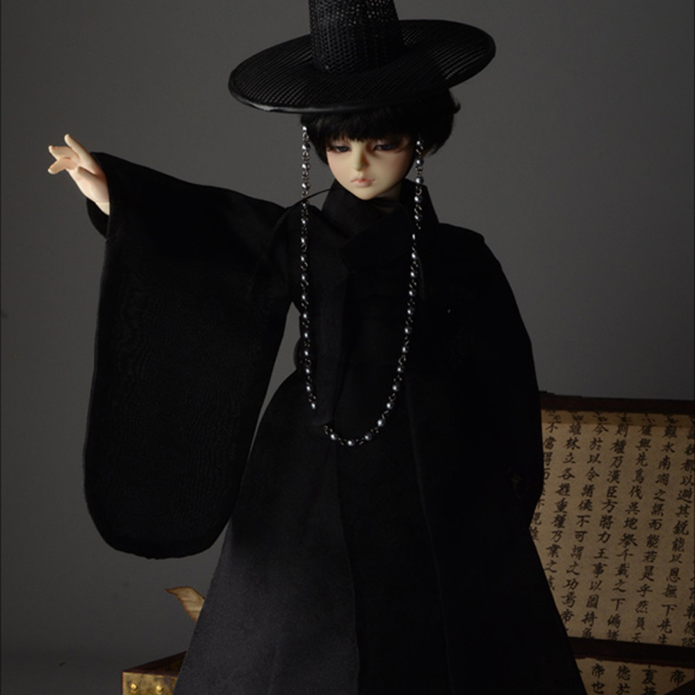 Dollmore 1/4 BJD MSD - Azrael Hanbok Set (Black) | eBay