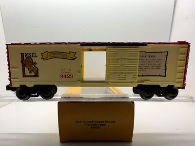 Lionel Trains O #6-9429 Joshua Cowen Box Car The Early Years 