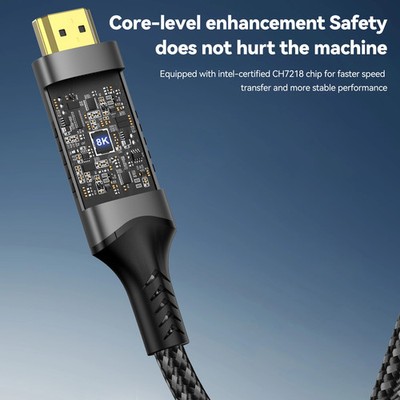 8K USB C auf HDMI Kabeladapter 60Hz Hochauflösendes Video kompatibel