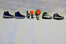 NBA Basketball Teams Basketball Shoe Charms Crocs Jibbitz Lot Of 6