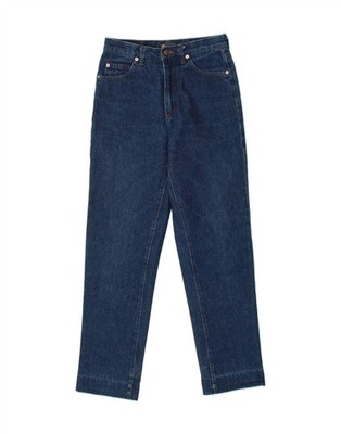 SUPERGA Mädchen High Waist Tapered Jeans 11-12 Jahre W24 L29 blau Baumwolle BV11