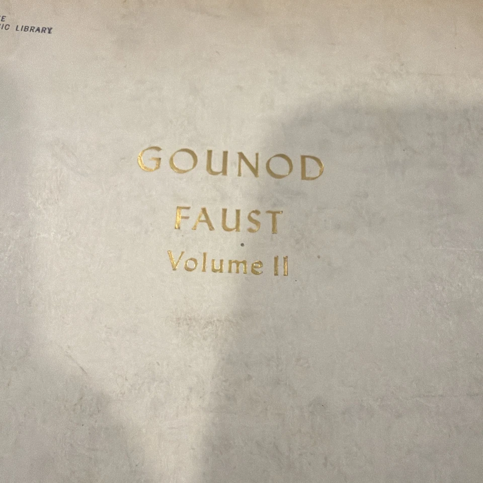 Gounod Faust Vol. 2 -  Box Set 8 (10) Records Victor Musical Masterpiece - Image 2 of 4